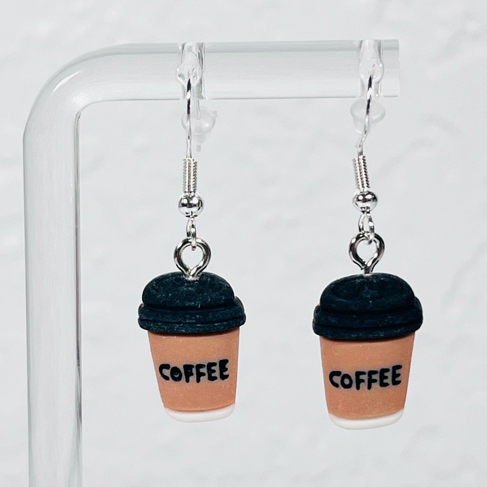 4/$20 Coffee Cup Earrings